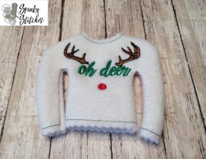 Oh Deer Raglan shirt for Elf