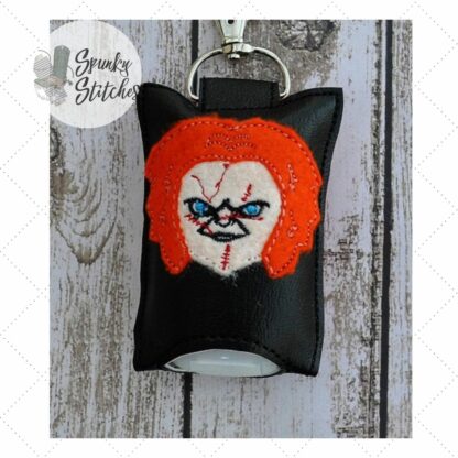 Chucky Hand Sanitizer Holder Key Fob