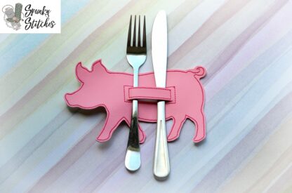 Pig Silverware holder