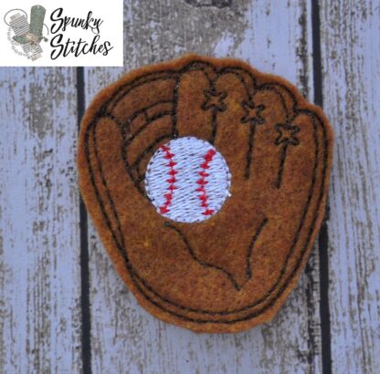 baseball for elf in the hoop embroidery file by spunky stitches