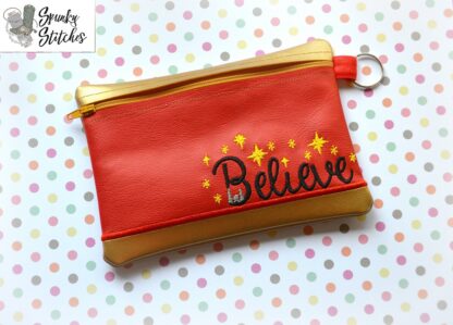 Believe Zipper Bag