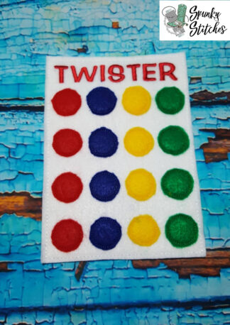 Twister Elf Prop in the hoop embroidery file by spunky stitches
