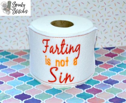 Farting is Not a Sin Toilet Paper Wrap