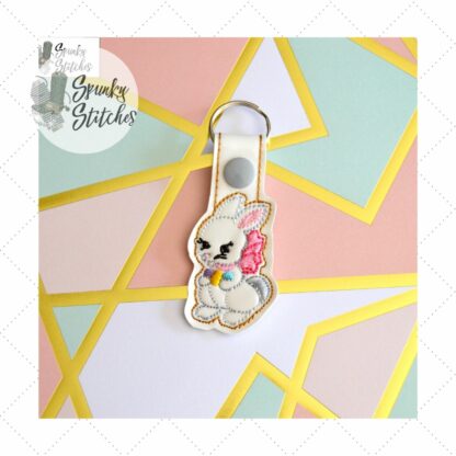 Vintage Bunny Key Fob