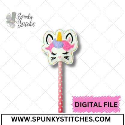 Bunny Unicorn Pencil Topper