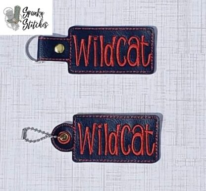 Wildcat Key Fob and Zipper Pull