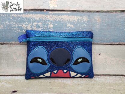 Stitch Face Zipper Bag