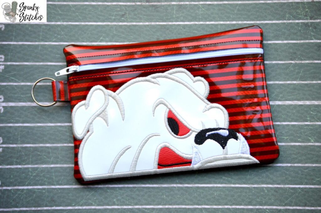 Bulldog Zipper Bag