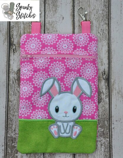 Bunny Vertical Zipper Bag