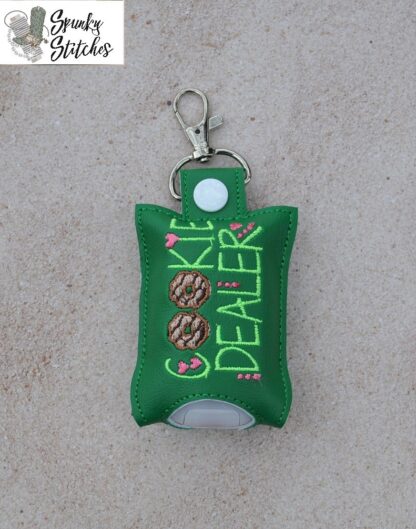 Cookie Dealer Sanitizer Holder Key Fob