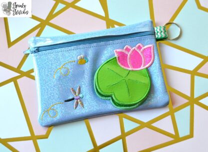 Lily Pad Flap Zipper Bag