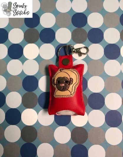 Monkey Sanitizer Holder Key Fob