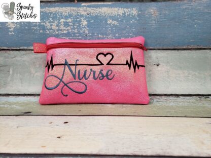 Nurse Beat Zipper Bag