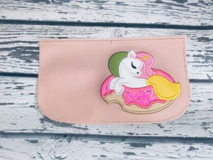 Unicorn Donut Trifold Zipper Wallet Top ADD ON (wallet isn't included)