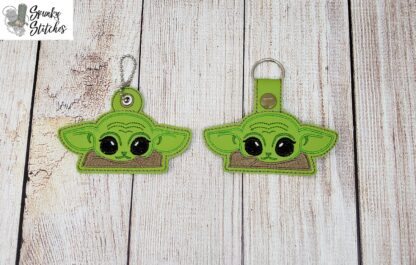 Baby Green Guy Key Fob and Zipper Pull