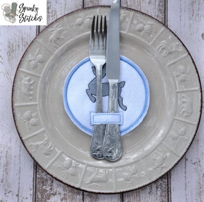 Deer Circle Silverware holder