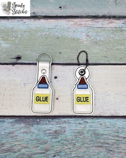 Glue Key Fob and Zipper Pull