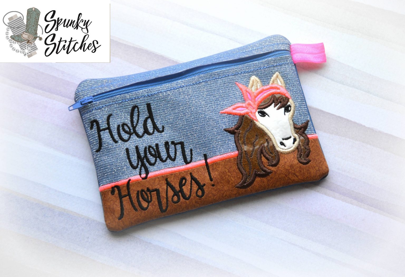 Hold Your Horses Zipper Bag