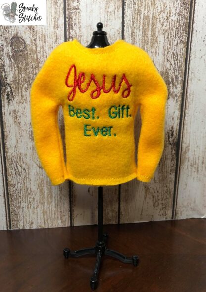 Jesus Best. Gift. Ever. Elf Shirt