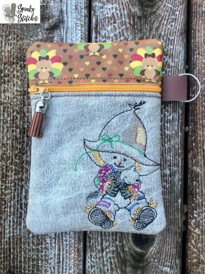 Sketch Scarecrow Zipper Bag