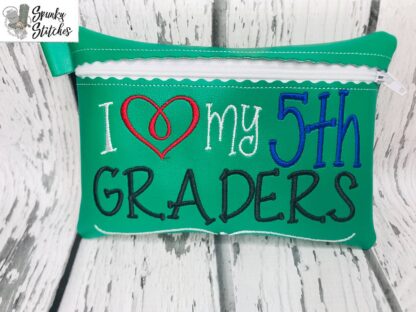 I love My 5th Graders Zipper Bag - Image 2