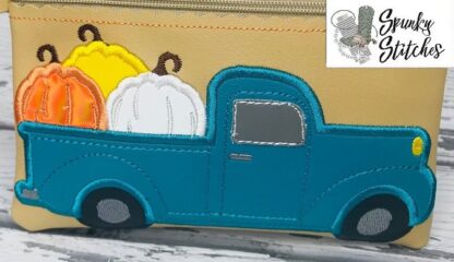 Load of Pumpkins in Truck Applique - Image 2