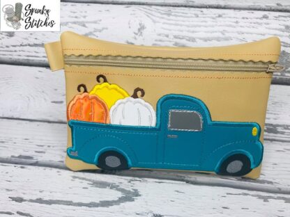 Truck Load of Pumpkins Zipper Bag