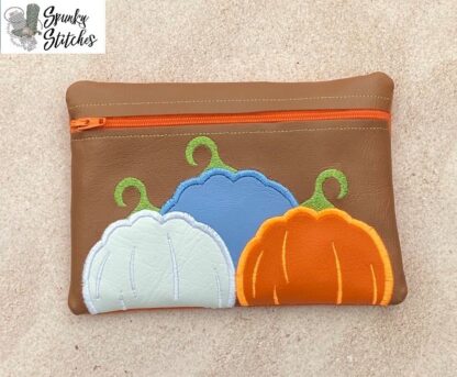 Pumpkin Trio Zipper Bag - Image 2