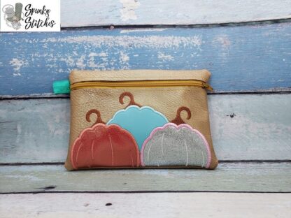 Pumpkin Trio Zipper Bag