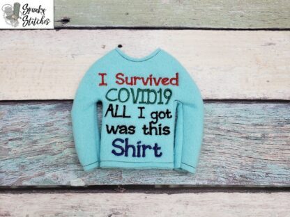 I Survived Covid19 Elf Shirt