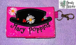 Poppins Hat Mini Zipper Wallet