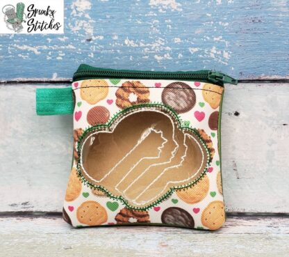 Clear Girl Scouts Zipper Bag