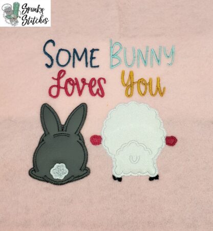 Some Bunny Loves You Applique