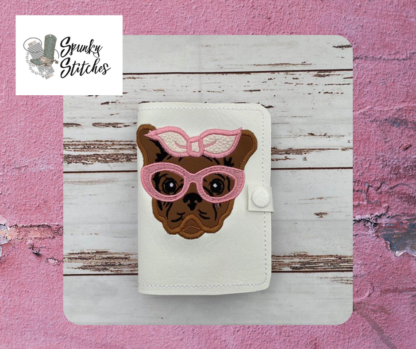 Frenchie With A Bow Mini Notebook Cover