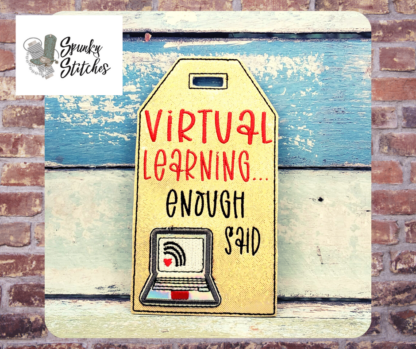 Virtual Learning...  Enough Said Gift Tag