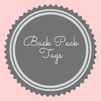 Back Pack Tags