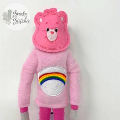 Rinbow Bear That Cares Elf Shirt And Mask