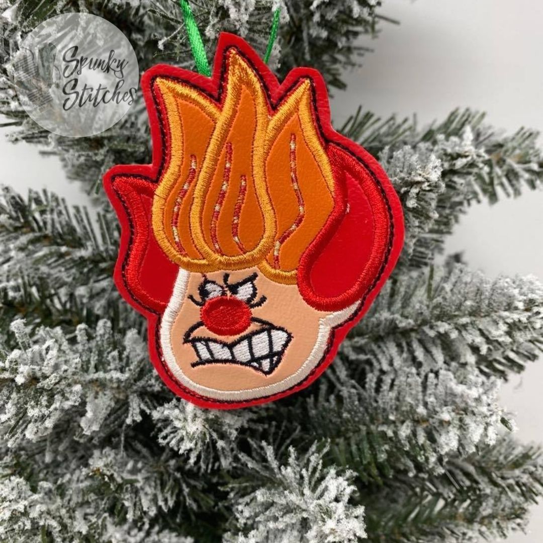 Hot Flaming Miser Ornament