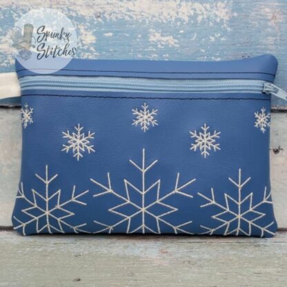 Snowflake Zipper Bag