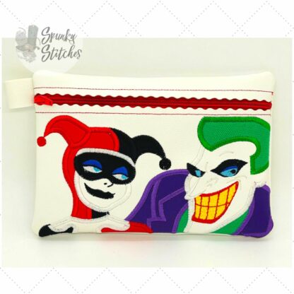 Harley And Joker Zipper Bag