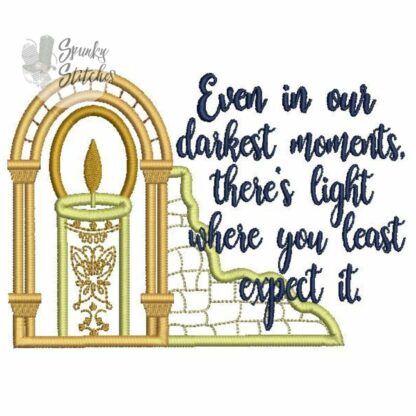 Darkest Moments Embroidery Applique