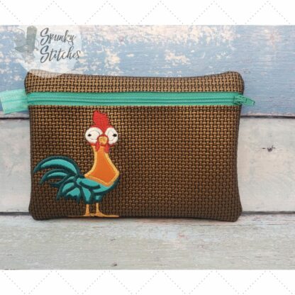 Crazy Island Chicken Zipper Bag