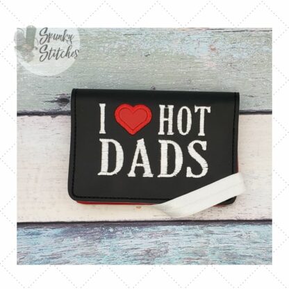 I Love Hot Dads Mini Notebook Cover