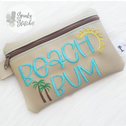 Beach Bum Zipper Bag