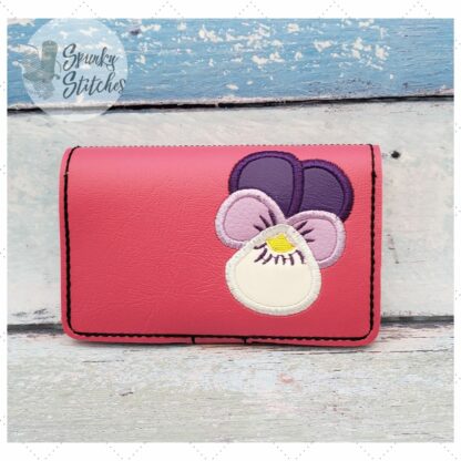 Pansy Mini Zipper Wallet