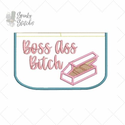 Boss Ass Bitch Trifold Zipper Wallet Top ADD ON (wallet isn't included)