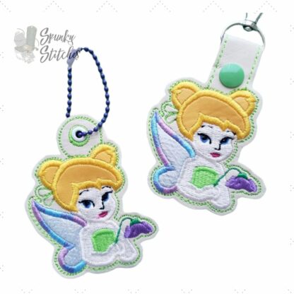 Princess Fairy Toddler Tink Key Fob and Zipper Pull