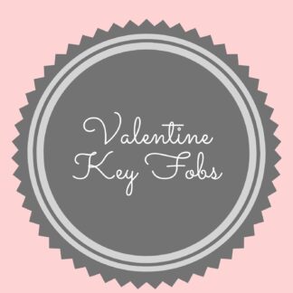 Valentine Key Fobs