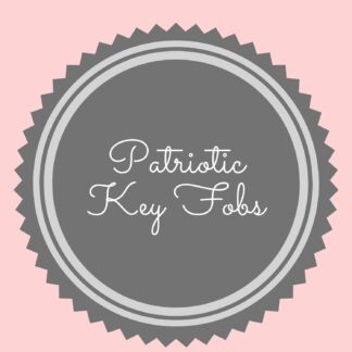 Patriotic Key Fobs