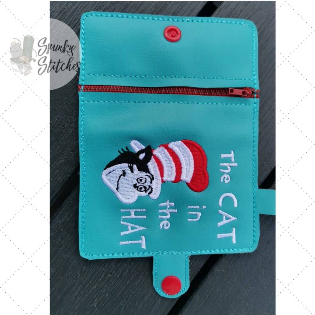 Cat With A Hat Mini Zipper Wallet